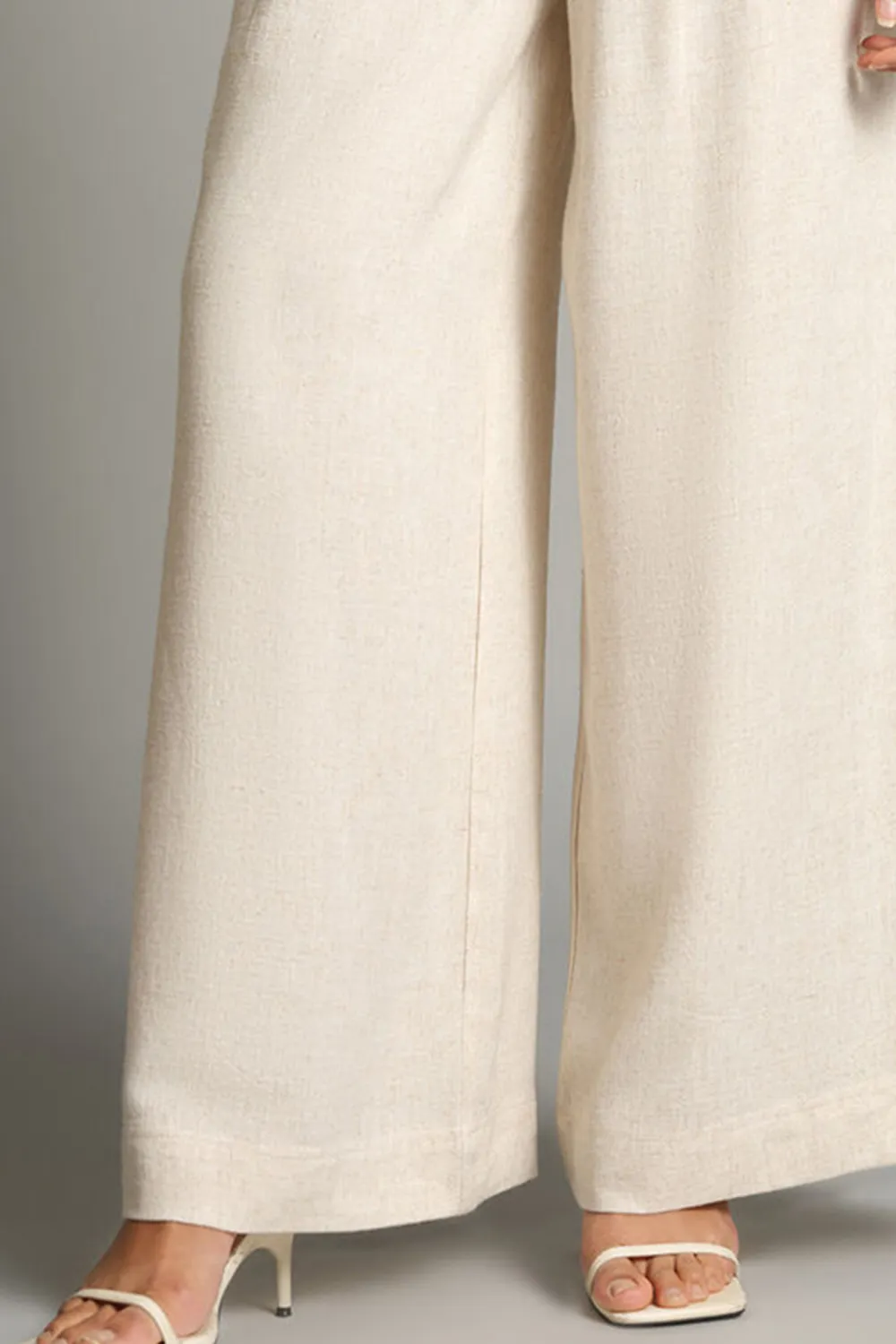 Casual Style Plain Wide-Leg Pants