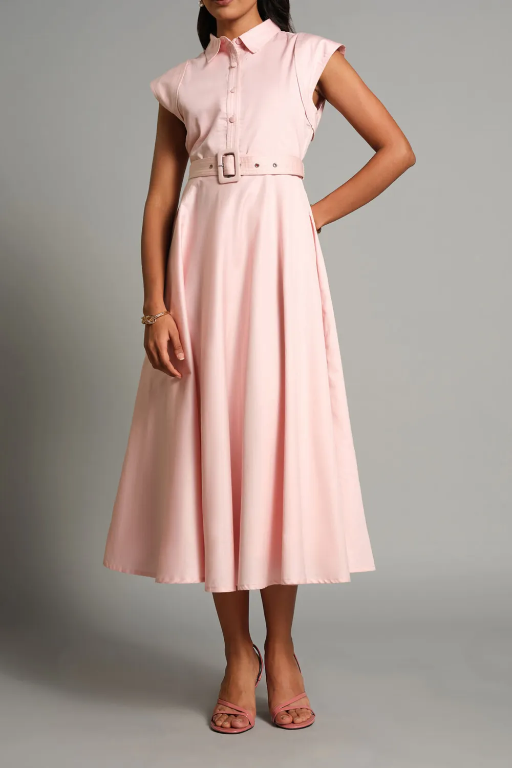 Pink Casual Style Dress