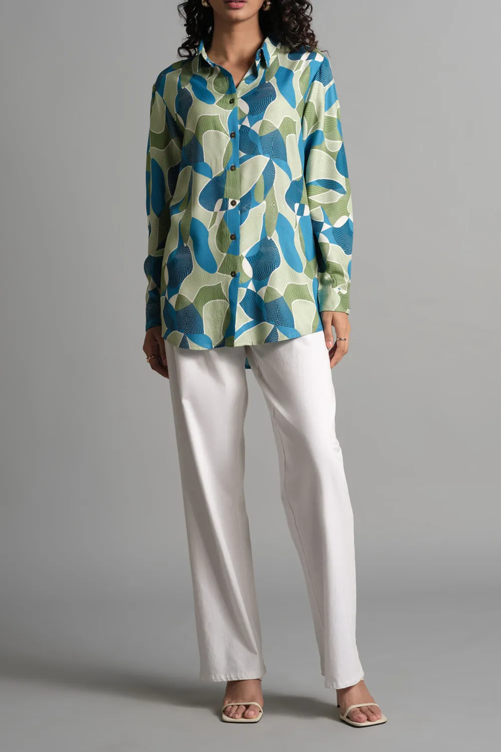 Casual Style Beauty Of The Blues Shirt