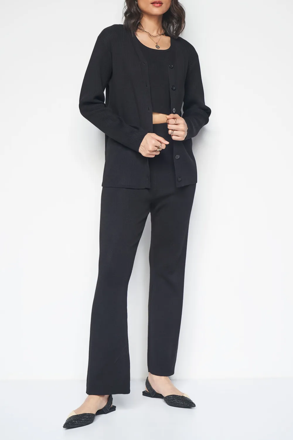 Versatile Short-Sleeve Comfort-Focused Set