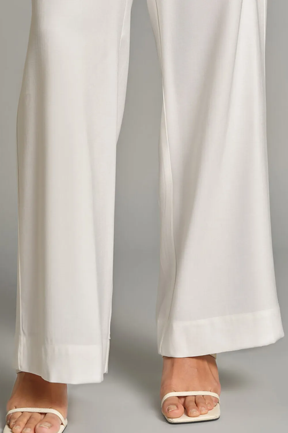 Casual Style Full Length Plain Pants