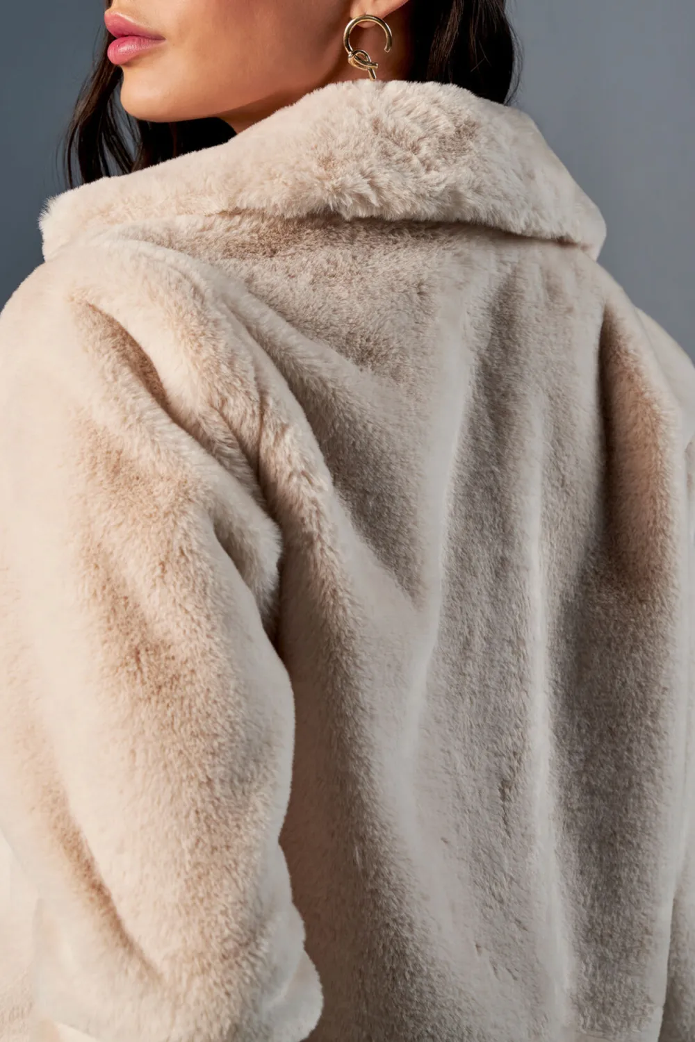 Winter Wear Cream Jacket