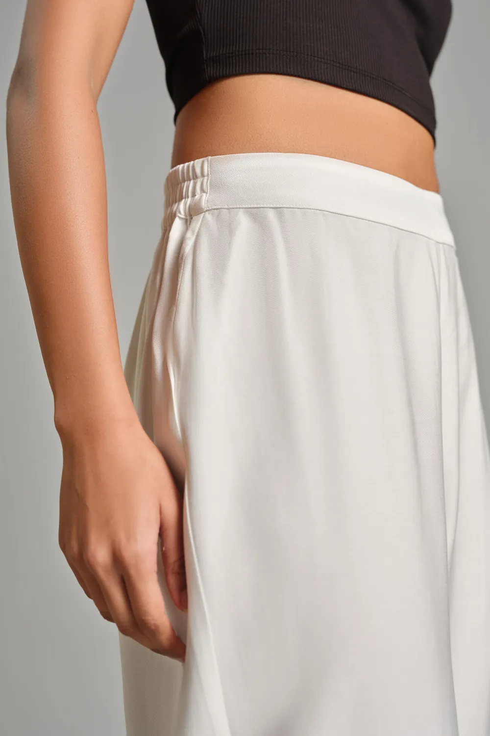 Casual Style Full Length Plain Pants