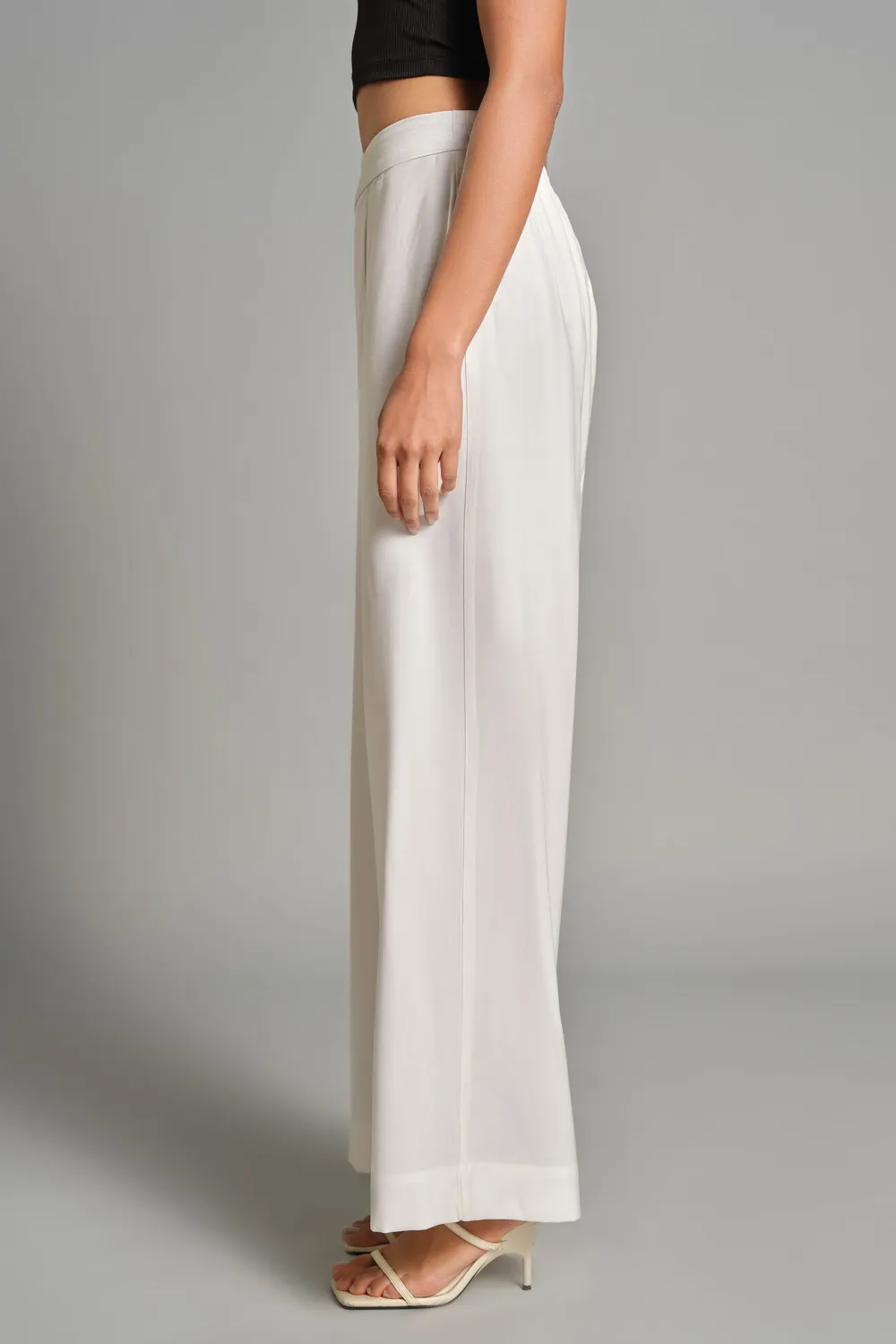 Casual Style Full Length Plain Pants