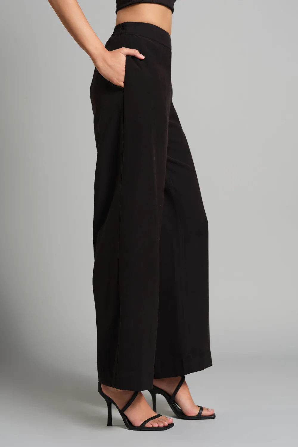 Casual Style Full Length Plain Pants